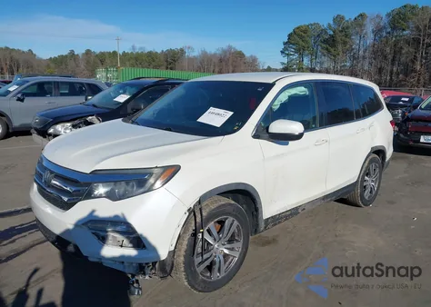 2018 Honda Pilot Ex z USA, uszkodzony, nr VIN 5FNYF5H36JB021225
